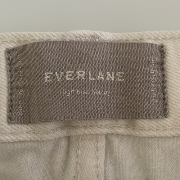 Everlane high rise skinny in bone - Picture 5 of 9